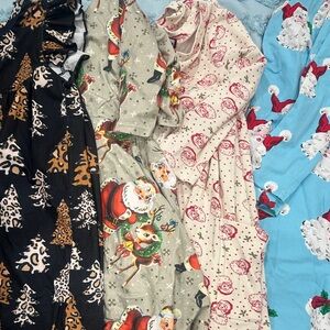 Festive Santa Print Dress